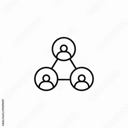 interpersonal relationships icon sign vector