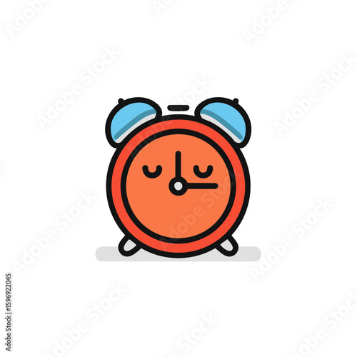 Sleep health: sleep hygiene, circadian rhythm, sleep deprivation, medical illustration