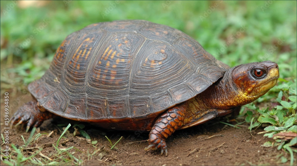 Fototapeta premium Turtle on the ground