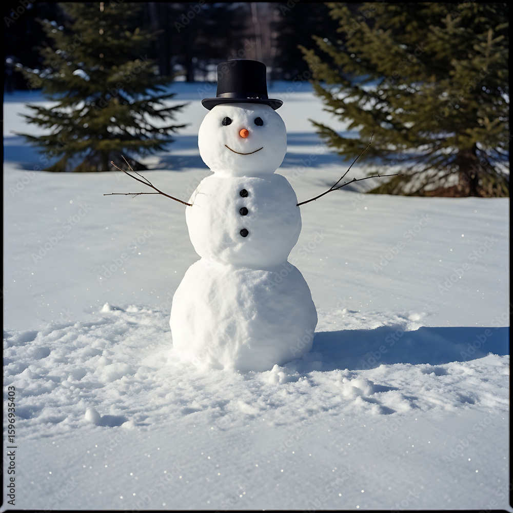 Obraz premium snowman