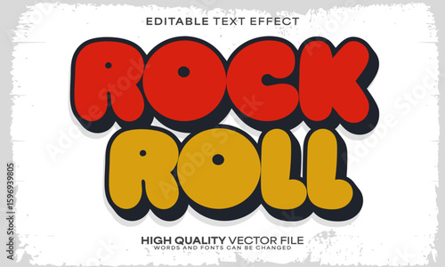 Retro classic text effect, editable text effect and vintage 3d font style bold shadow oldschool poster design