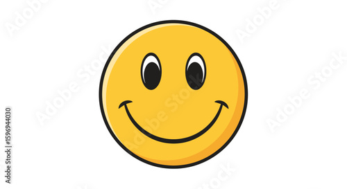 Happy Emoticon Vector