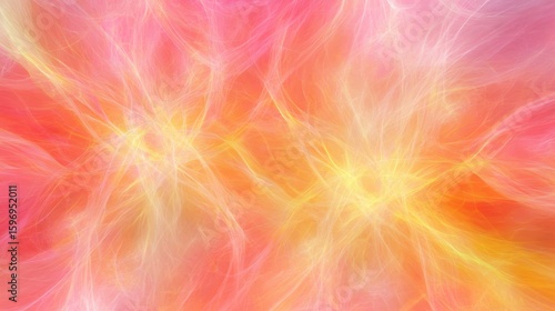 Abstract Colorful Swirling Patterns of Light and Energy in Motion