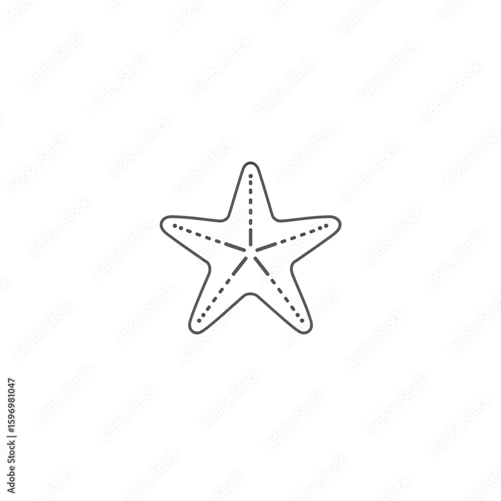Obraz premium starfish icon, sea star icon, marine icon, ocean icon, beach icon, aquatic icon, tropical icon, underwater icon, coral reef icon, sea creature icon, summer icon, shell icon, ocean life icon
