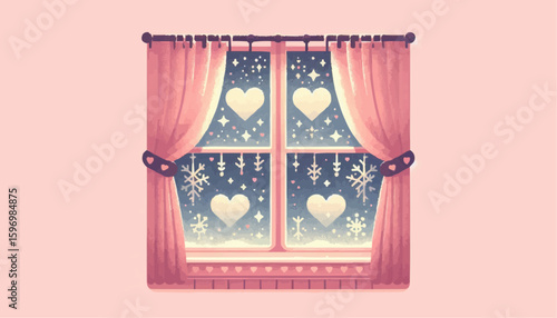 window with curtains