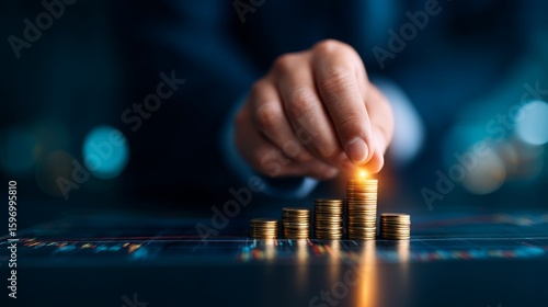 Unlocking the potential of securities investment. Strategic Investment Decisions for Leveraging Securities - Copy Space Available for Text