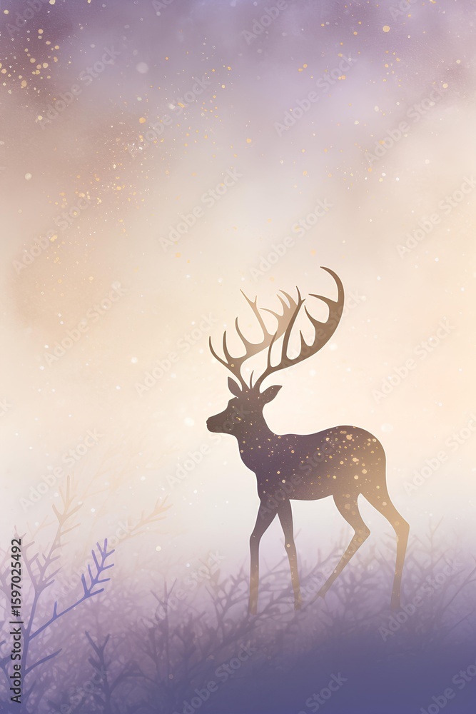 Fototapeta premium deer in the forest