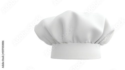 chef hat isolated on white