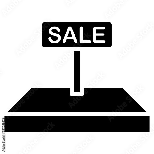 Land Purchase glyph icon