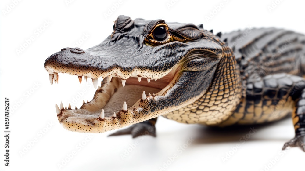 Fototapeta premium Baby alligator close-up