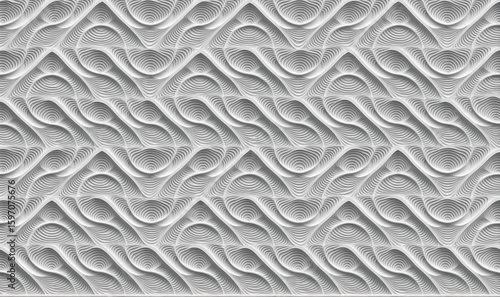 abstract wave pattern desig...