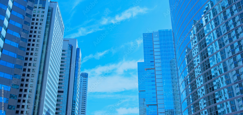 Fototapeta premium 高層ビル オフィス街
