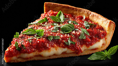 pizza with salami and tomato