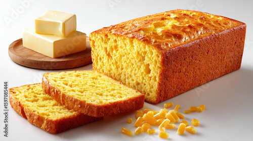 cake on a white background