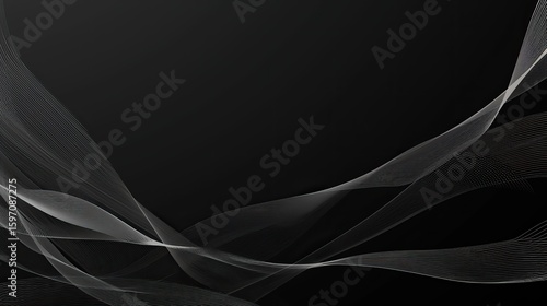 Black background with thin lines forming a dark texture, suitable for design, posters, packaging, business cards, invitations, social media, and other creative projects and applications.