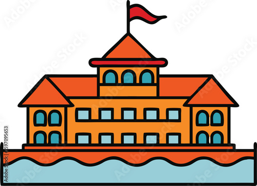 Beachfront Bungalow Resort Icon