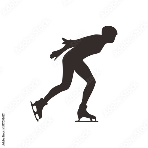 ice skater sihouette 