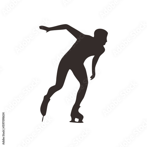 ice skater sihouette 