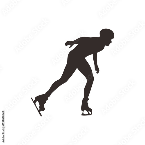 ice skater sihouette 