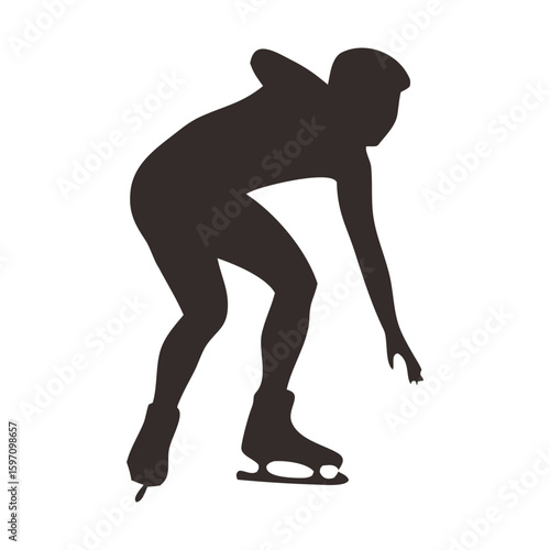 ice skater sihouette 