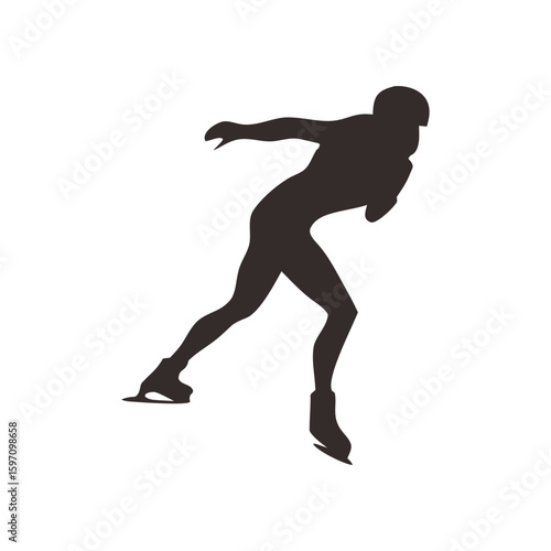 ice skater sihouette 