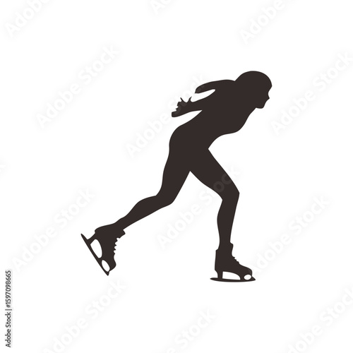 ice skater sihouette 