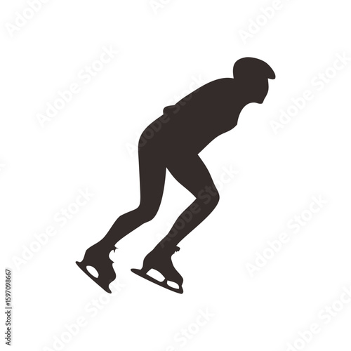 ice skater sihouette 