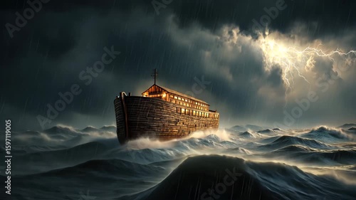 Noah’s Ark in the Heart of the Divine Storm