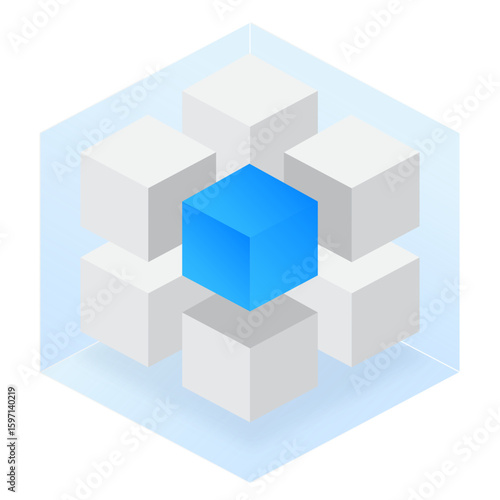 3D Box Rectangle Glassmorphism UI Icon Sign and Symbol Design Illustrator Png Svg	
