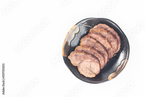 Delicious dried beef slices cold dish,Chinese food.