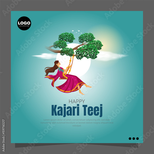 Kajari Teej, also known as Badi Teej, is a Hindu festival celebrated by married women for the well-being of their husbands.