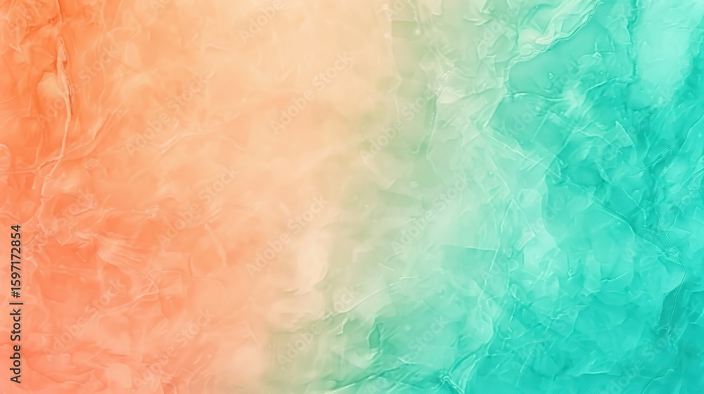 Fototapeta premium Abstract Gradient Orange Teal Texture Background