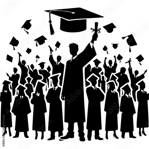 Graduate Silhouette Profile