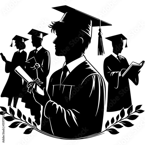 Graduate Silhouette Profile