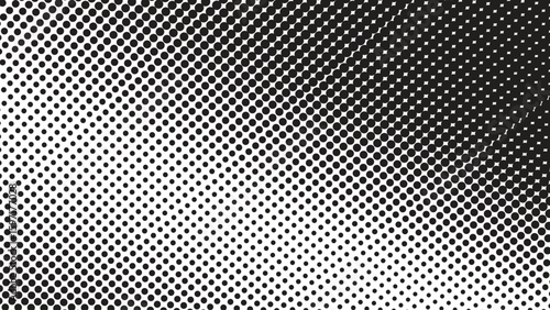 Wallpaper Mural Black and White Halftone Polkadot Abstract Background for Modern Design, Poster, or Web Layout Torontodigital.ca