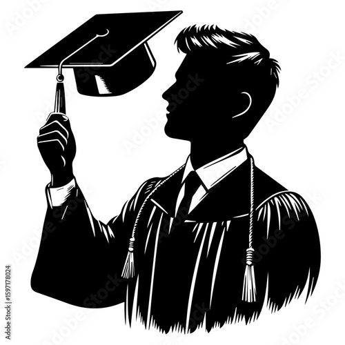 Graduate Silhouette Profile