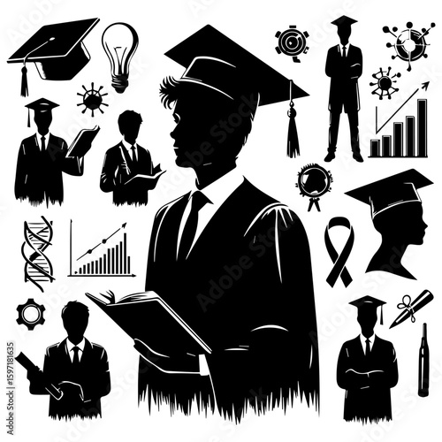 Graduate Silhouette Profile