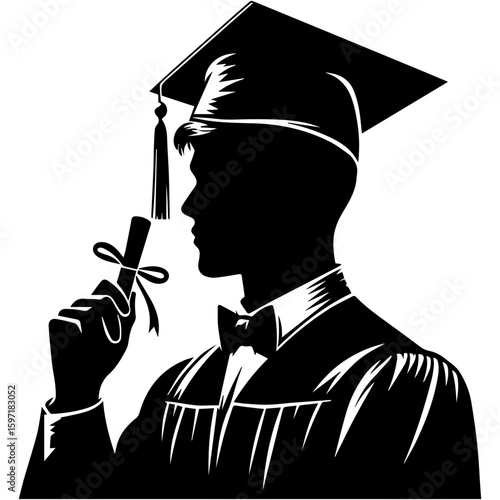 Graduate Silhouette Profile