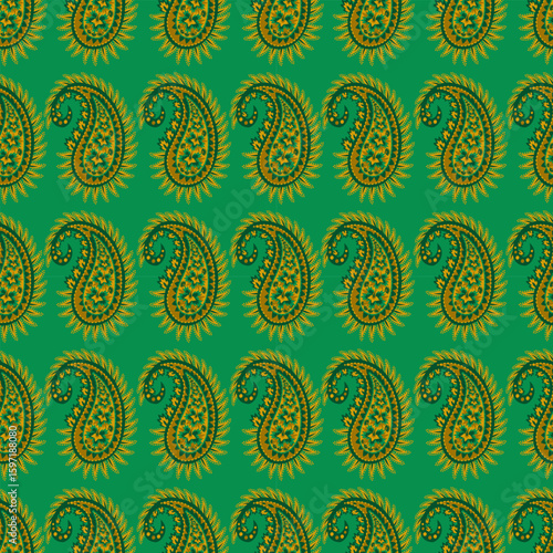 elegant paisley pattern for wallpaper background and textile beautiful paisley originated in persia and paisley is popular in Iran india scotland this paisley design is good for dress shawl scarf rida