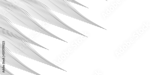 The virtual image of Mobius ring geometric figure, 3d rendering. Computer digital drawing.