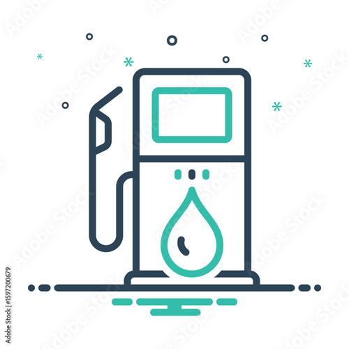 Mix icon for fuel