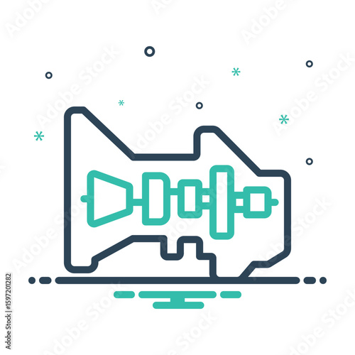 Mix icon for transmission