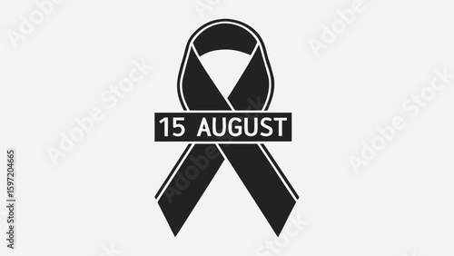 AIDS awareness ribbon and warning sign vector illustration set for safety and protection icon design