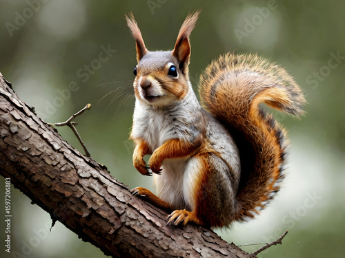 squirrel on a tree