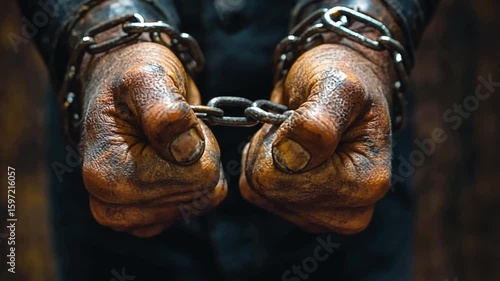 Chained Hands: A Symbol of Oppression and Suffering