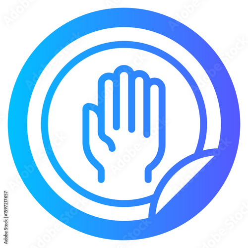 badge gradient icon