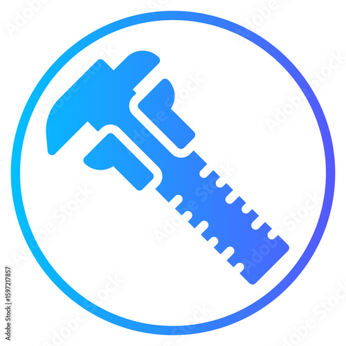 caliper gradient icon