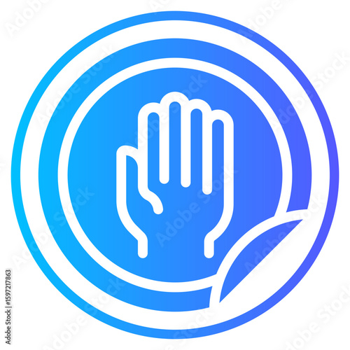 badge gradient icon