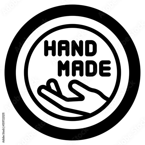 handcraft glyph icon