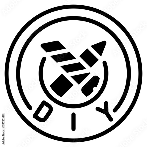 DIY glyph icon